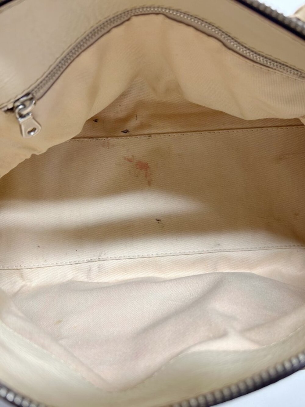 Chloe Cream Leather Satchel Handbag - Picture 6 of 9